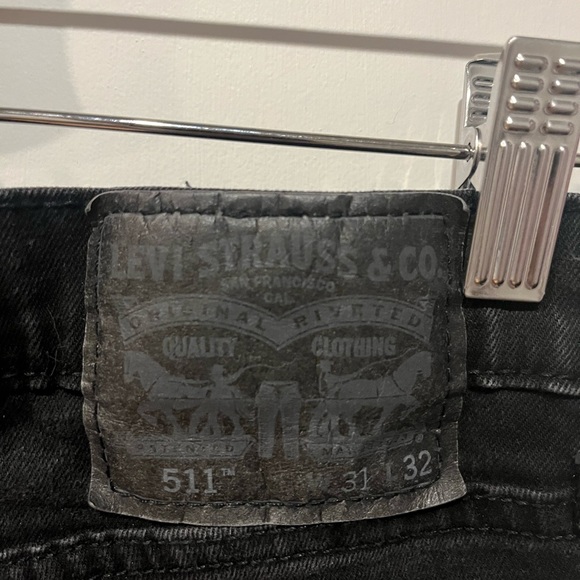 Black jeans Lévis 511 31W 32L - Picture 3 of 3